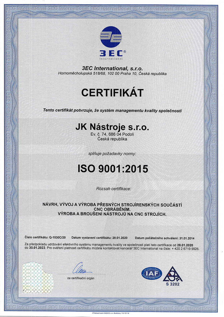 certifikat QMS_CZ